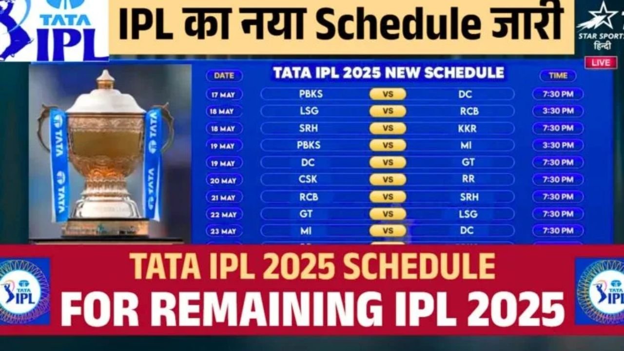 IPL New Schedule